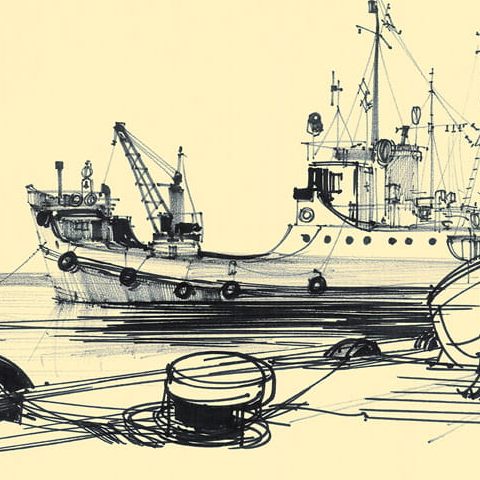 Bułgaria – port w Sozopolu (1980)
