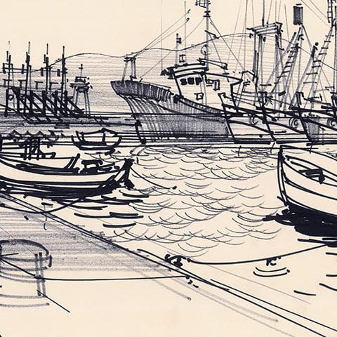 Bułgaria – port w Sozopolu II (1980)