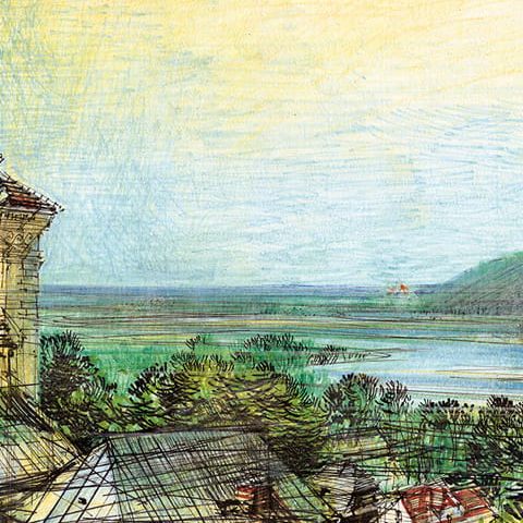 Kazimierz Dolny – panorama doliny Wisły (1986)