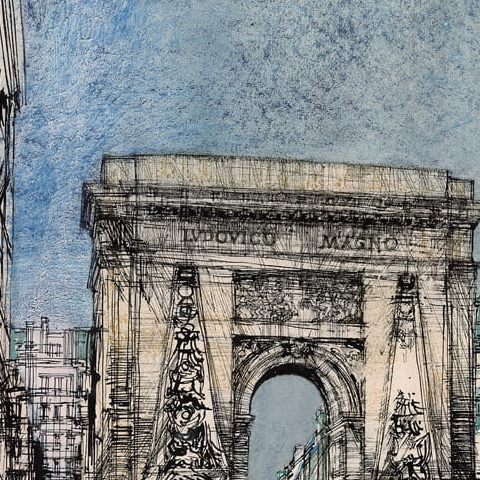 Paryż – Łuk Triumfalny Saint-Denis (1980)