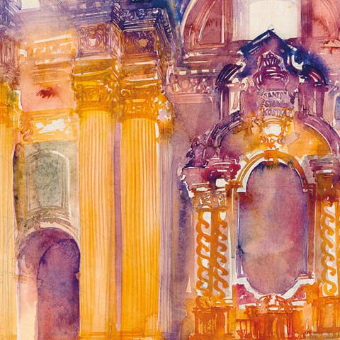 Poznań – Fara, wnętrze (1955)