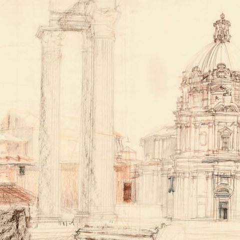 Rzym – Forum Romanum, S. Luca (1963)