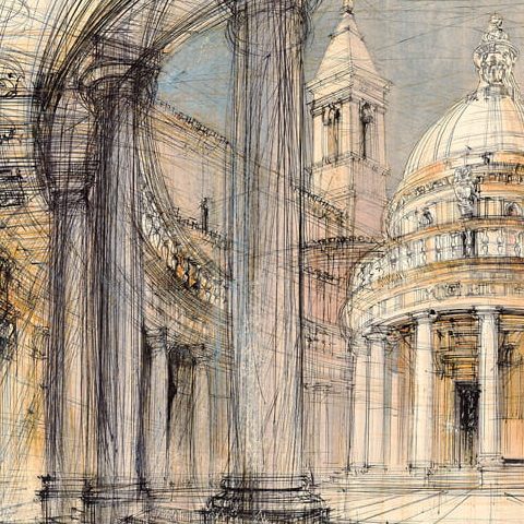 Rzym – San Pietro in Montorio, Tempietto del Bramante (1965)