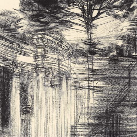 Rzym – Villa Adriana, Teatro Marittimo (1963)