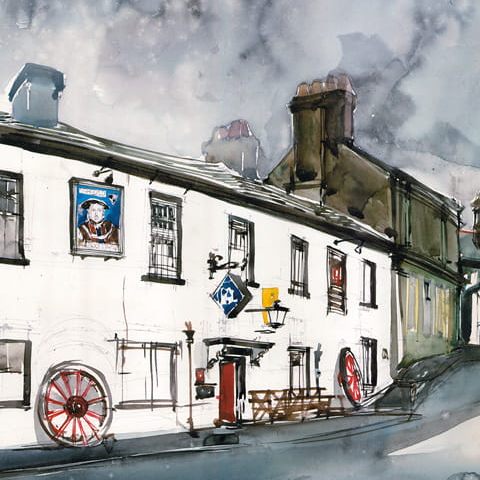 Szkocja – Uliczka miejska (1979)