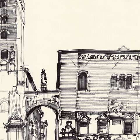 Verona – Piazza del Signori (1963)